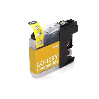 Compatible Brother LC125XL Ink Yellow