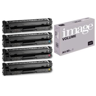 HP 201X Toner Multipack Replacement with Free Paper (CF400X/1/2/3X)