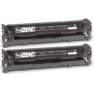 HP 125A Toner Cartridge Black Replacement (CB540A) - 2 Pack
