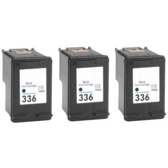Refilled Multipack High Capacity HP 336 Ink Cartridges (3 Pack)