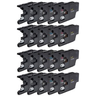 Compatible Multipack Brother LC1240 Ink Cartridges - 20 pack