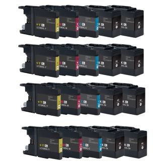 Compatible Multipack Brother LC1280XL Ink Cartridges - 20 pack