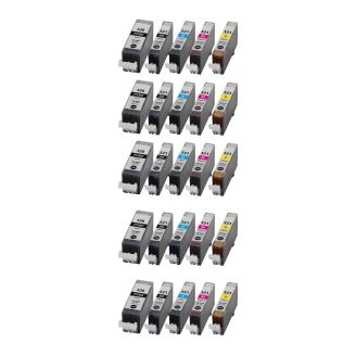Compatible Canon CLI521 / PGI520 ink - 25 Pack