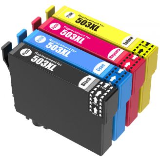 Compatible  Multipack Epson 503XL Ink Cartridges  (Chillies) - 4 Pack 