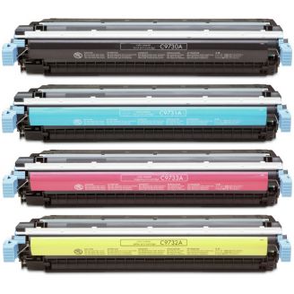 Compatible HP 645A Toner - 4 Pack (C9730A / C9731A  / C9732A / C9733A) 