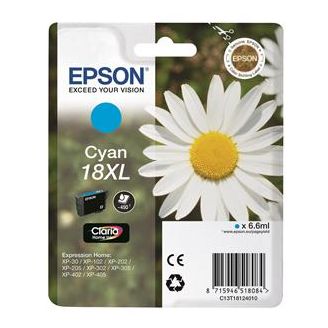 Original Epson 18XL Cyan Ink Cartridge