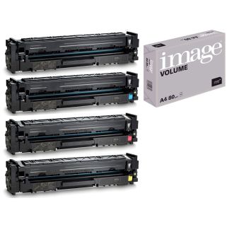 HP 203X Toner Multipack Replacement with Free Paper (CF540X/1/2/3X)