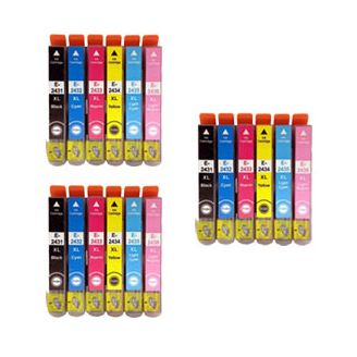 Compatible Multipack Epson 24XL Ink Cartridges (T2428 Elephant) - 18 Pack