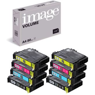 Epson Ink 603xl Multipack Replacement with Free Paper (Starfish) - 8 Pack