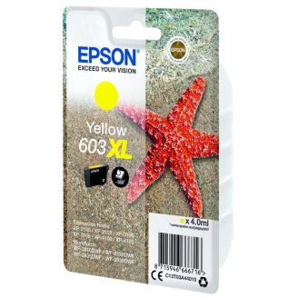 Original Epson 603XL Yellow Ink Cartridge (Starfish)