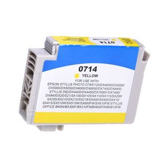Epson T0714 Yellow Ink Cartridge Replacement (Cheetah)