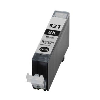 Compatible Canon CLI521BK Black (2933B001AA)