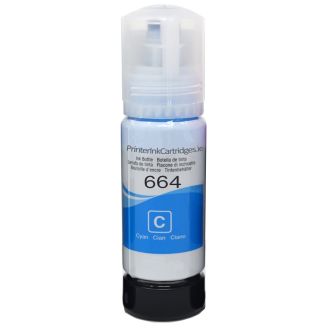 Epson 664 Cyan Ink Bottle Refill (T6642)