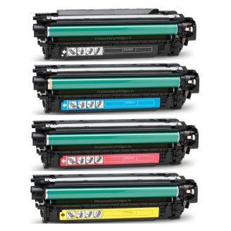Compatible Multipack of HP 504A Toner Cartridges (CE250X/1/2/3A)