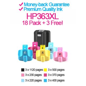 Compatible HP363XL Ink 18 Pack
