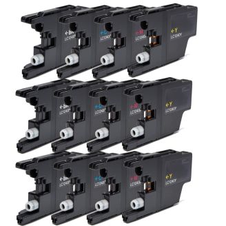 Compatible Multipack Brother LC1240 Ink Cartridges - 12 pack