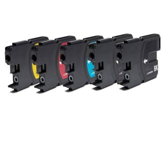 Compatible Multipack Brother LC980 / LC1100 Ink Cartridges - 5 pack