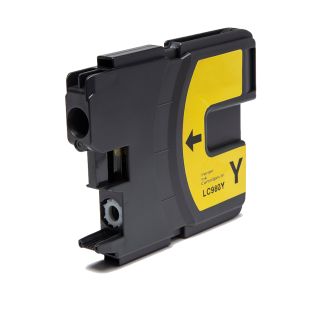 Compatible Brother LC980 / LC1100 Yellow Ink Cartridge