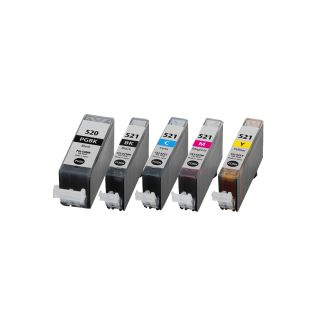 Compatible Canon CLI521 / PGI520 INK - 5 Pack
