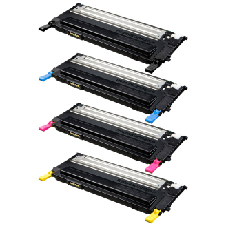Compatible Samsung CLT-K4092S/ C4092S/ M4092S/ Y4092S Toner - 4 Pack