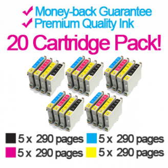 Compatible Epson T0555 INK - 20 Pack