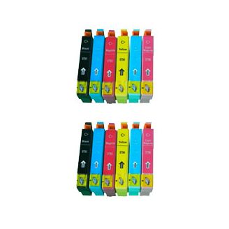 Compatible Epson T0797 Ink - 12 Pack