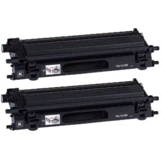 Compatible Brother 2 Pack - TN135BK Black X 2