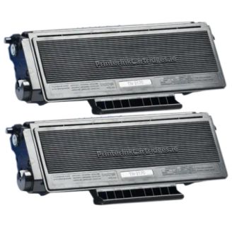Compatible High Capacity Brother TN3170 Black Toner Cartridge - 2 Pack