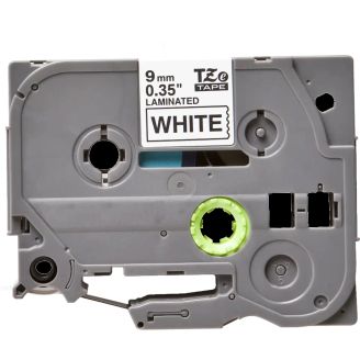 Compatible Brother Black on white Labelling Tapes 9mm x 8m ( TZe-221 )